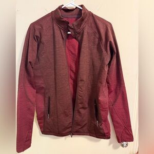 Lululemon Maroon Full-Zip Jacket - Size 12